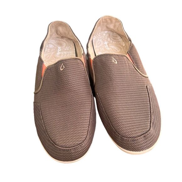 Olukai Waialua Mesh Slip On Mustang/Melon Womens Size: 10 - Picture 2 of 7